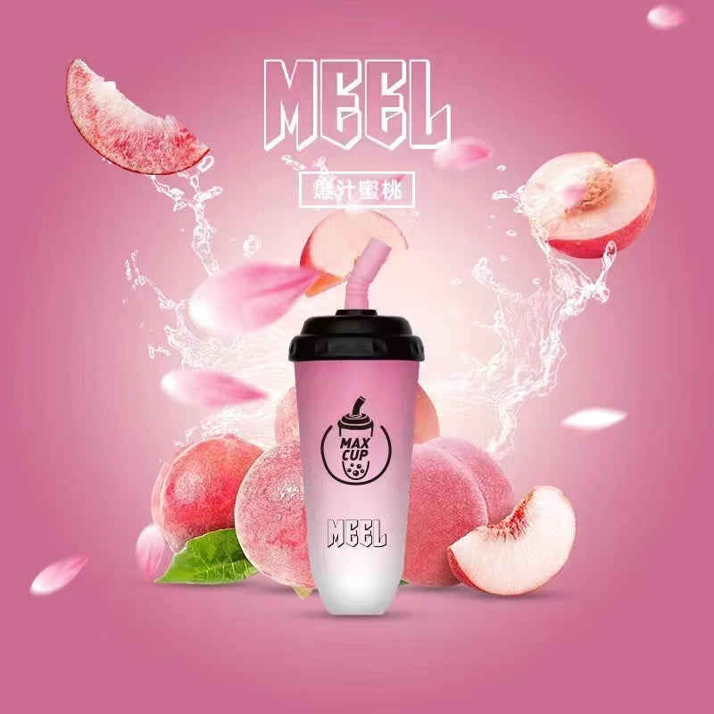 MEEL拋棄式/一次性電子煙 meel奶茶杯6000口 可充電🍬台灣現貨