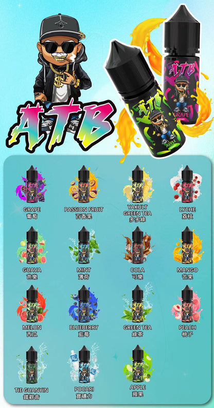 【ATB阿土伯】ATB 菸油 灌裝油 小瓶油煙油 35ml🍬台灣現貨 買十贈送1瓶