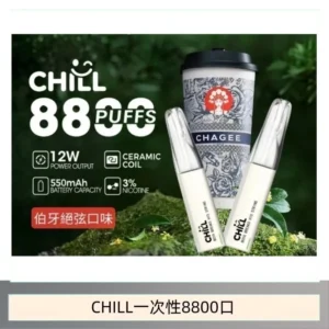 10種口味｜鴨嘴獸CHILL 8800口一次性電子菸 8ml大容量煙油