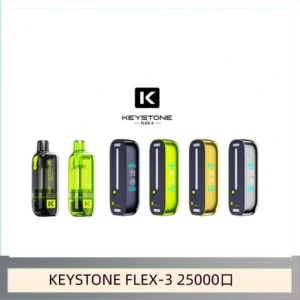 鑰石KEYSTONE FLEX-3 25000口煙彈彈主機|可注油電子煙